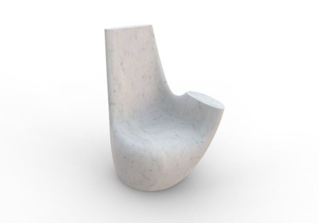 Poltroncina-Witty-Boucquillon-White-Carrara
